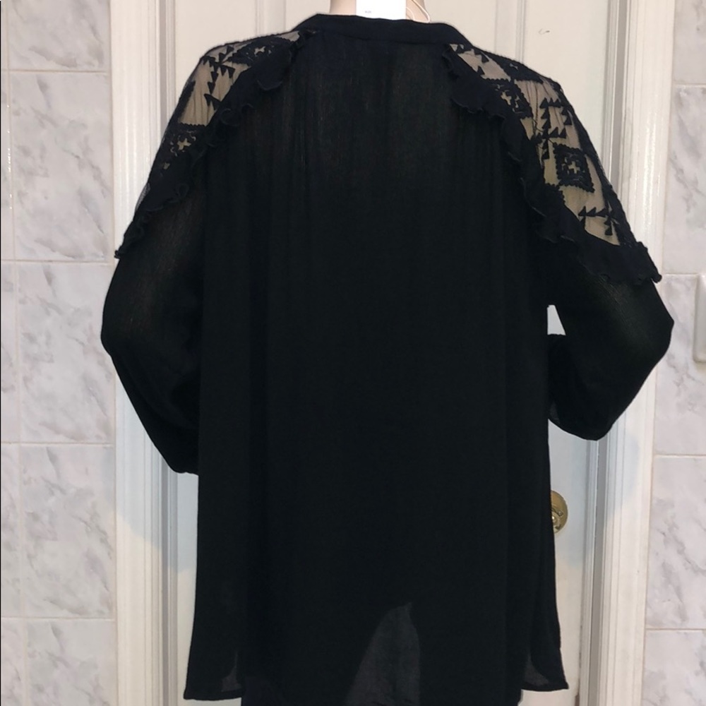 BLACK TUNIC TOP - Picture 7 of 8